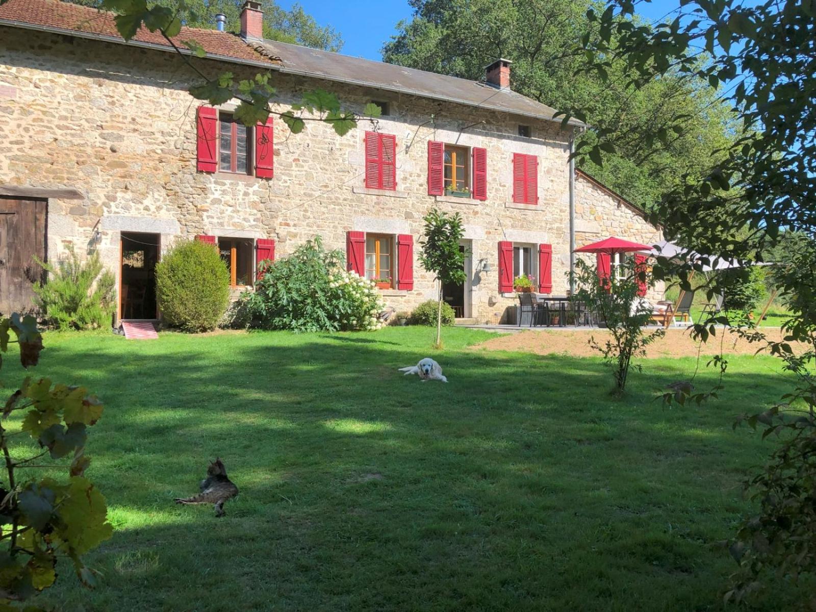 Le Moulin De La Farge B&B Saint-Moreil ภายนอก รูปภาพ